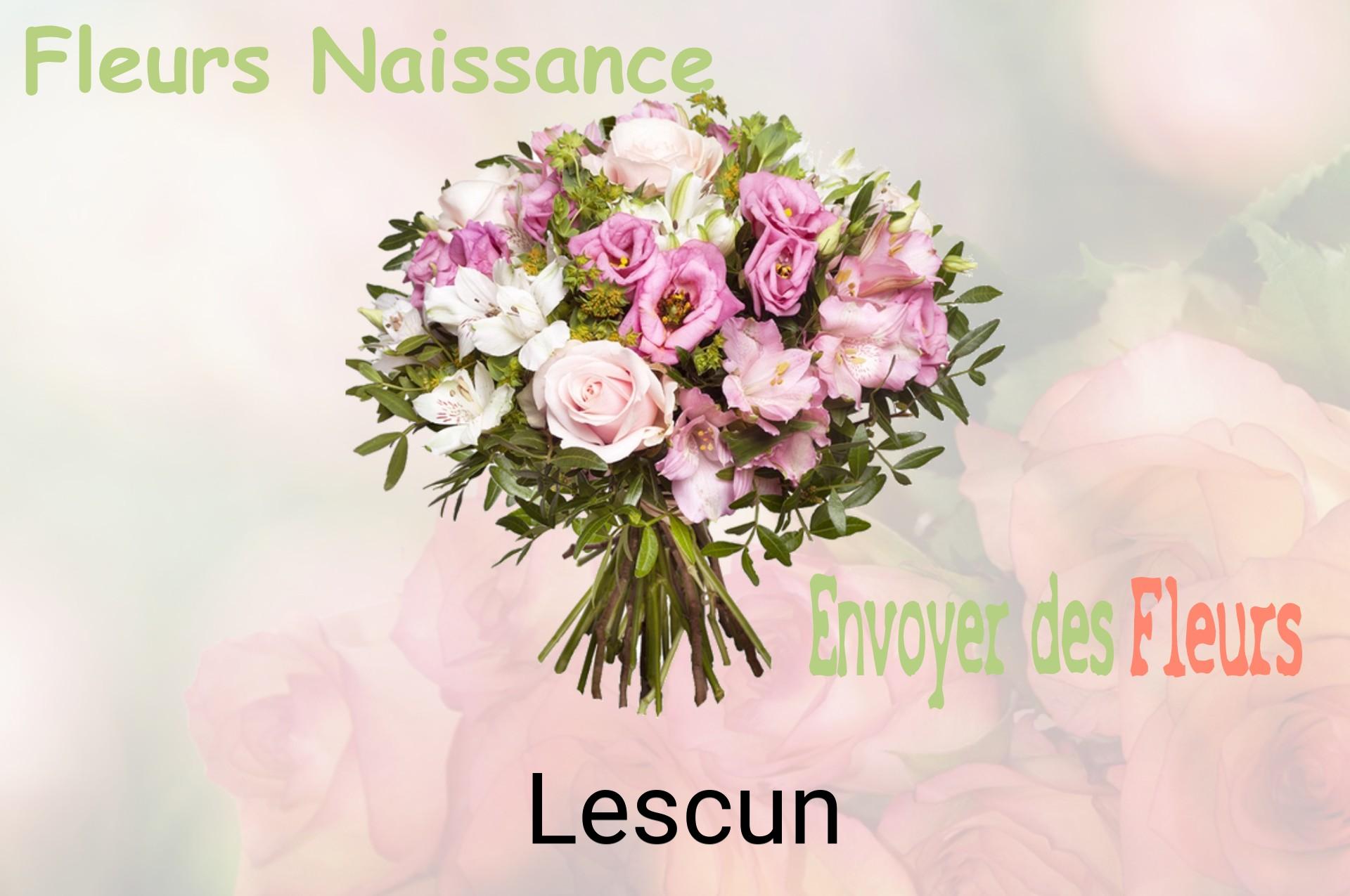 Bouquet de fleurs de naissance livré à Lescun